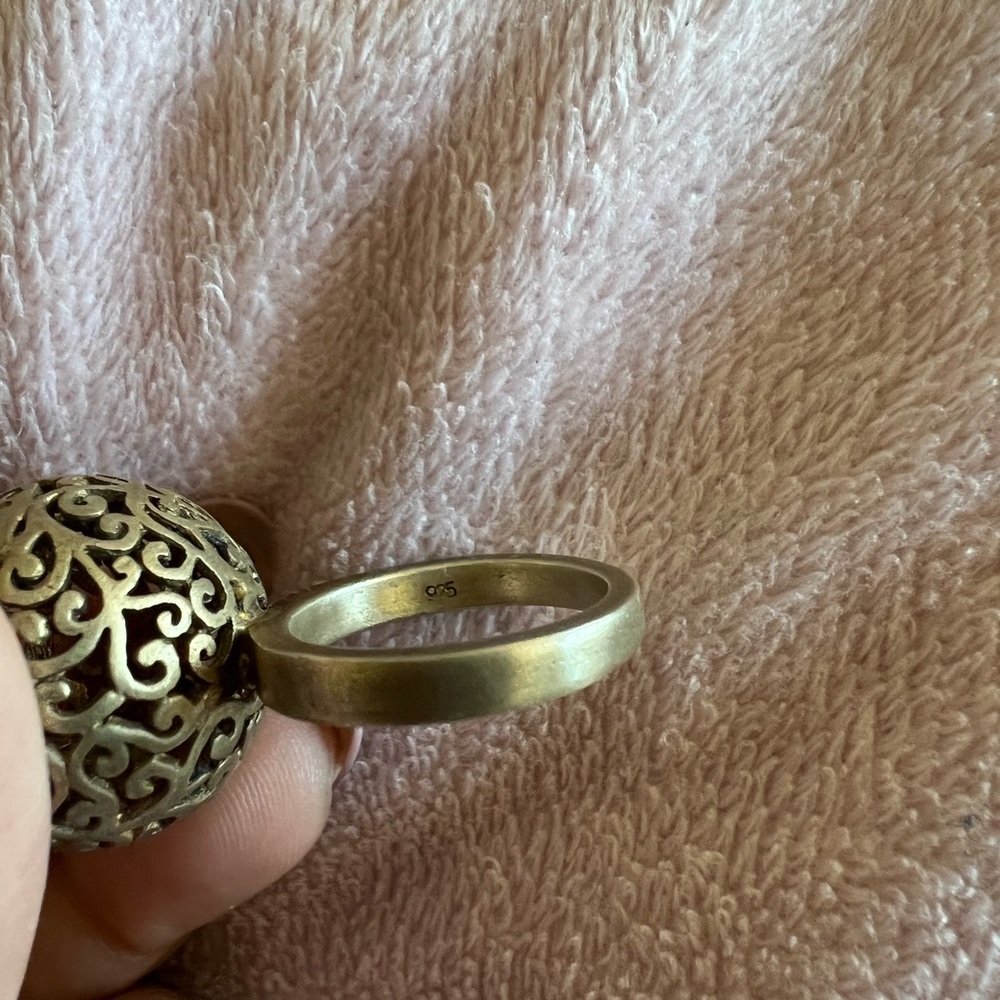 Pure Silver Statement Cocktail Ring - image 4